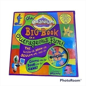 Cranium Big Book of Outrageous Fun Travel Compact Board Game Toy